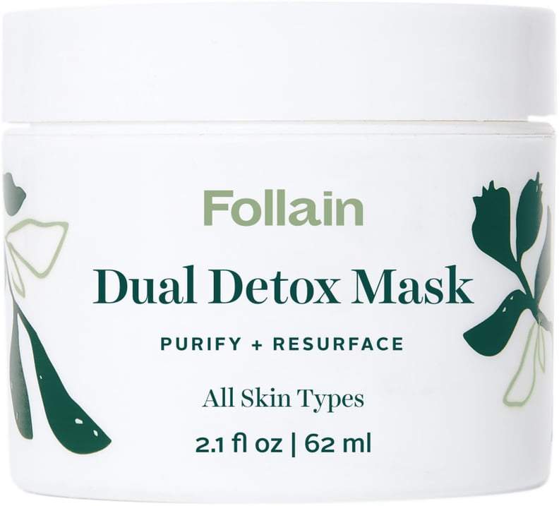 Best Clay Mask For Congested Skin: Follain Dual Detox Mask: Purify + Resurface