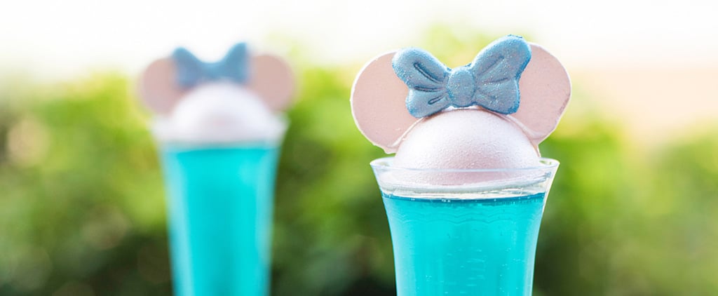 Blue Sparkling Wine at Disney World