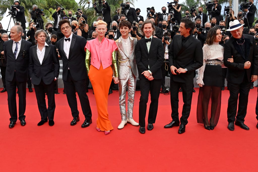 Timothée Chalamet Wears Silver Suit Outfit to Cannes: Photos