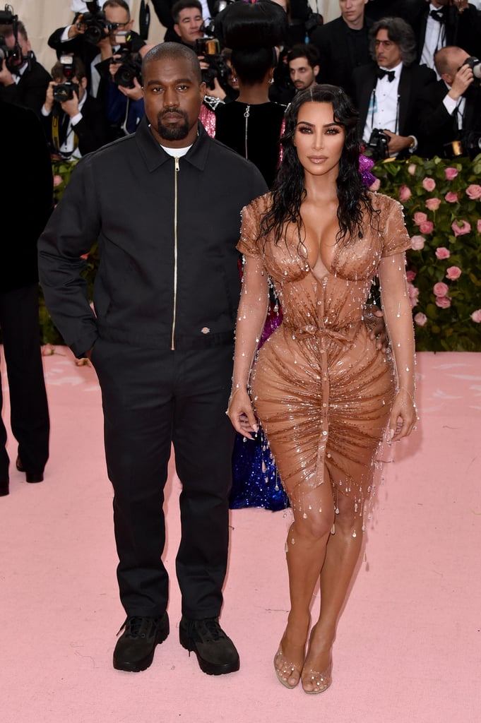 Kim Kardashian and Kanye West at the 2019 Met Gala