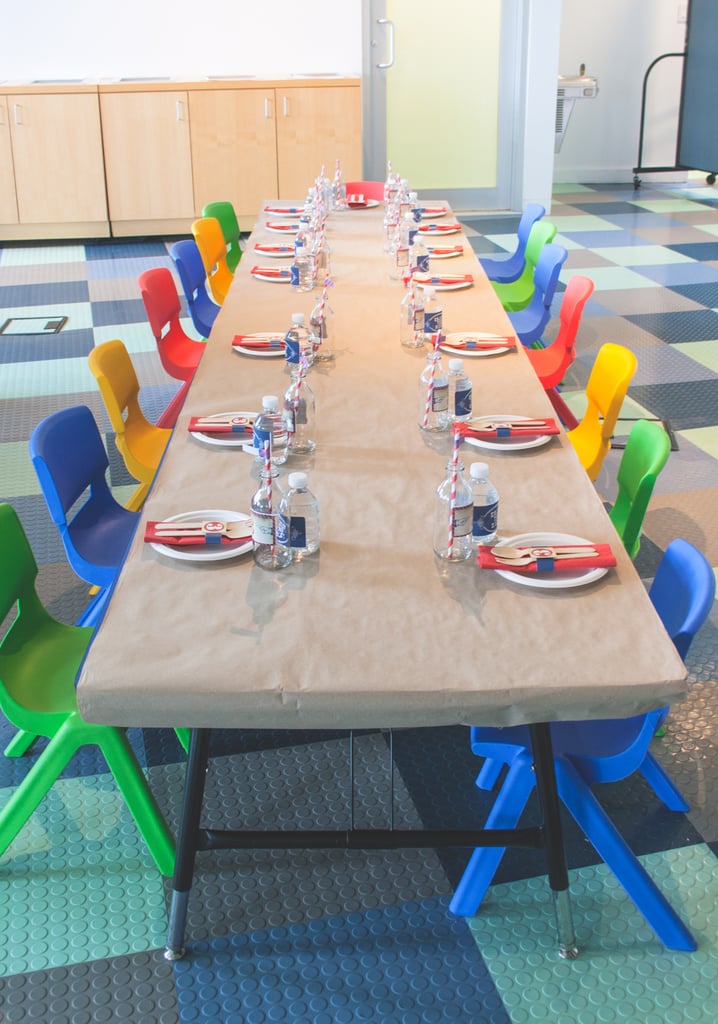 The bright and fun kids table proves you don't need to go overboard to make an impact.
Source:  Clay Williams and Alex Nirenberg for Keren Precel Events