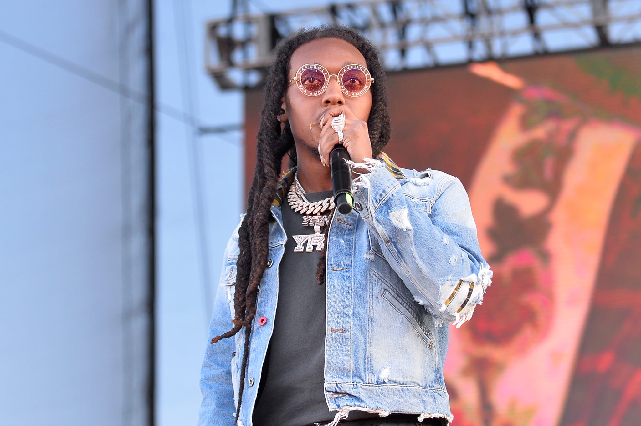LAS VEGAS, NV - SEPTEMBER 23: Takeoff of Migos performs onstage during the Daytime Village Presented by Capital One at the 2017 HeartRadio Music Festival at the Las Vegas Village on September 23, 2017 in Las Vegas, Nevada.  (Photo by Bryan Steffy/Getty Images for iHeartMedia)
