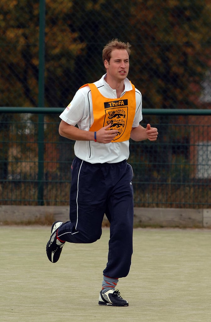 The royal played football at Westgate Community College in October 2007.
