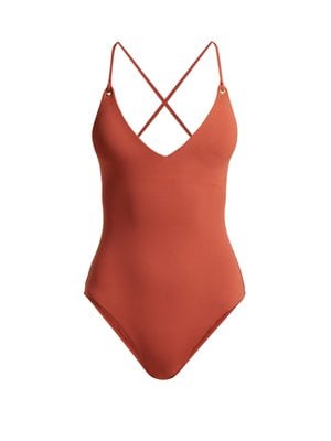 Melissa Odabash Catalina Lace-Back Swimsuit