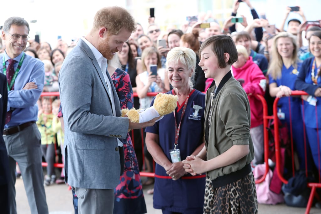 Prince Harry Visits Oxford Children's Hospital May 2019