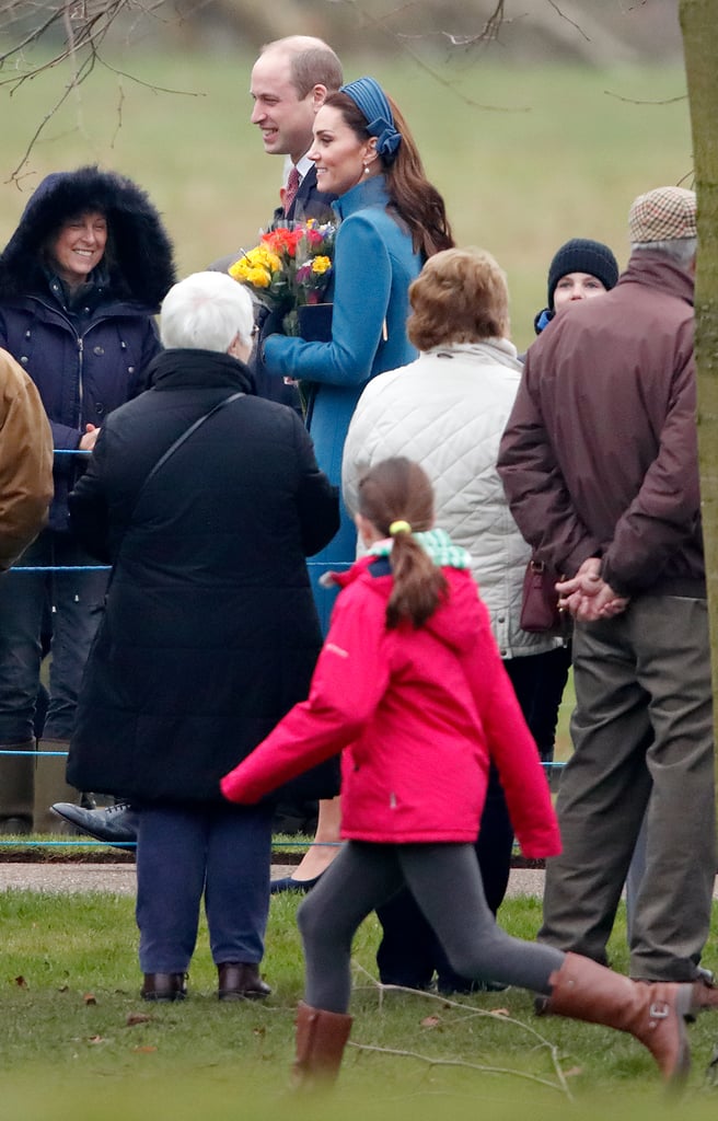 Prince William and Kate Middleton at Church Jan. 2019