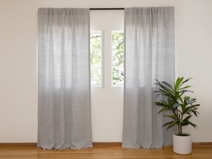 Parachute Washed Linen Curtain in Chambray Grey | Parachute Curtains
