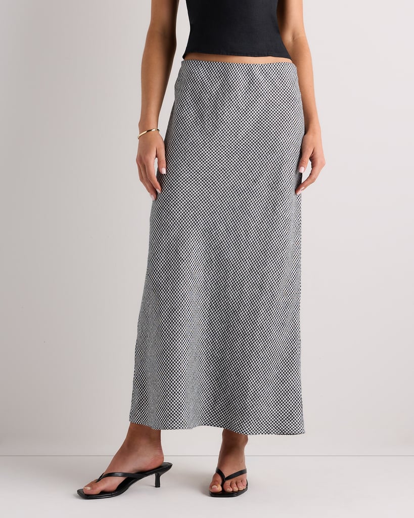 European Linen Midi Slip Skirt ($50)
It's no secret that skirts are an essential part of summer dressing. They take the guesswork out of throwing an outfit together while feeling simple yet sophisticated. Pair this linen midi skirt with your favorite tank top for a look that can take you from the office to happy hour.