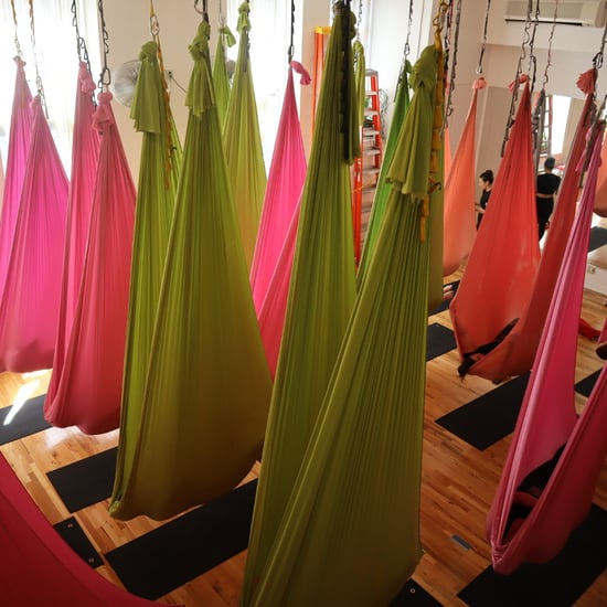 Plus-Size Woman Tries Aerial Yoga and Enjoyed It