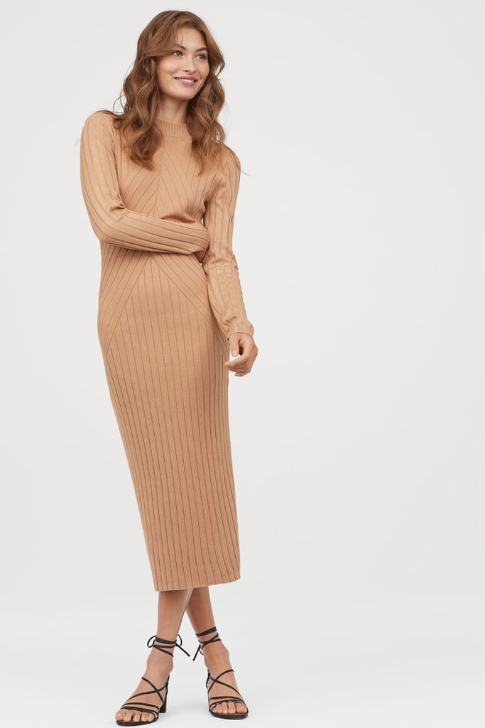 H&M RibKnit Dress Best Work Clothes For Women Under 50 POPSUGAR