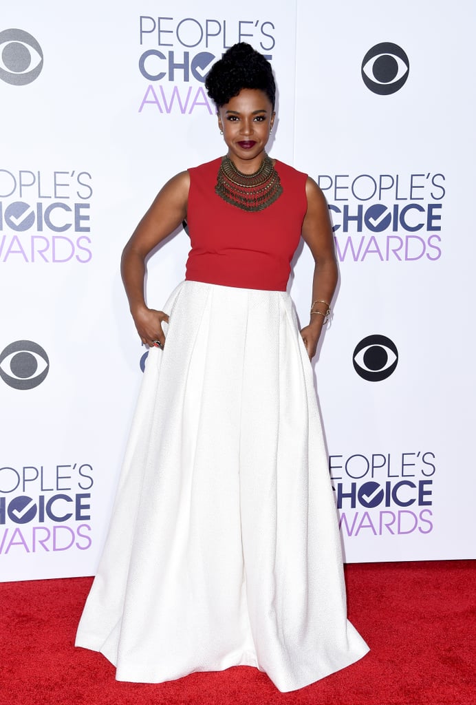 Jerrika Hinton looking fabulous.