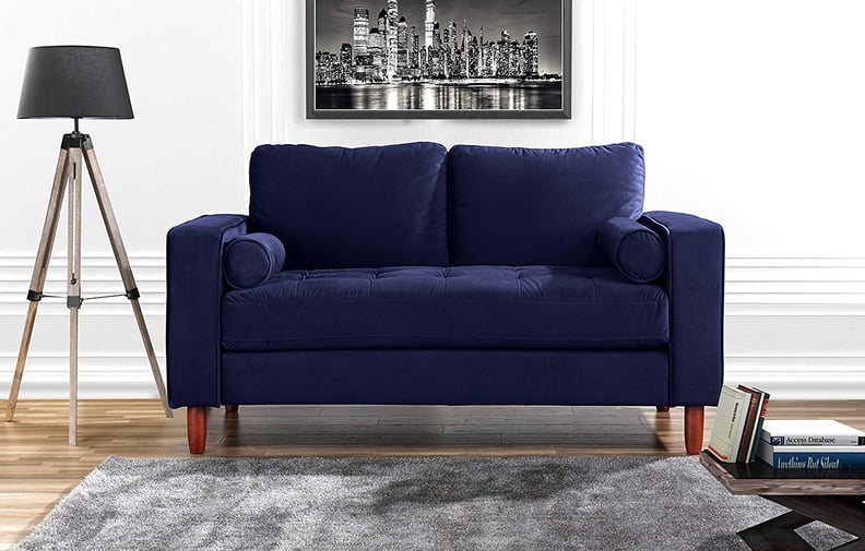 Divano Roma Tufted Velvet Couch