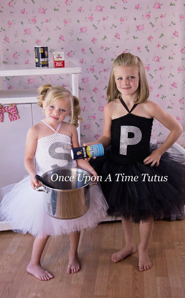 Salt and Pepper Shaker Tutu Dresses Kids' Group Halloween Costume
