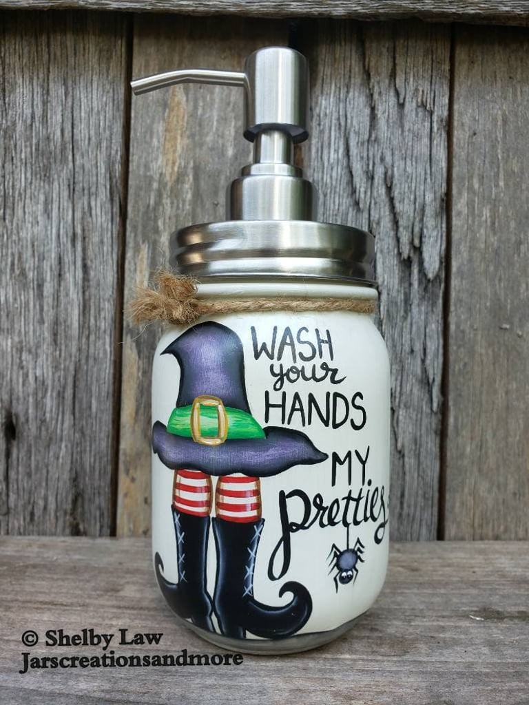 Witch Soap Dispenser Halloween Bathroom Decor Popsugar Home Uk Photo 13