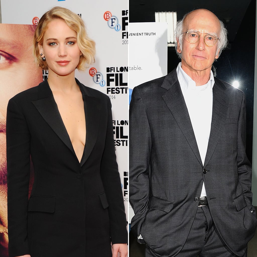 Jennifer Lawrence and Larry David