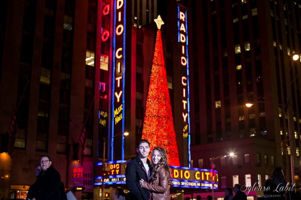 Christmas Engagement Photos in New York
