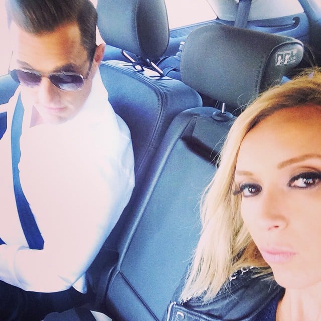 Giuliana Rancic took a car selfie with her husband, Bill Rancic.
Source: Instagram user giulianarancic