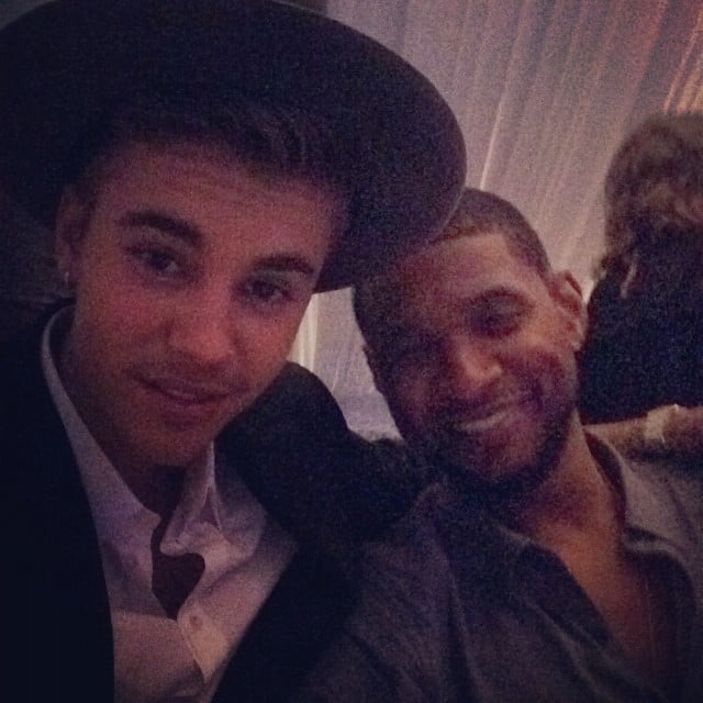 Justin Bieber partied with Usher.
Source: Instagram user justinbieber