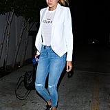 There's Nothing a Sleek White Blazer Can't Polish Off