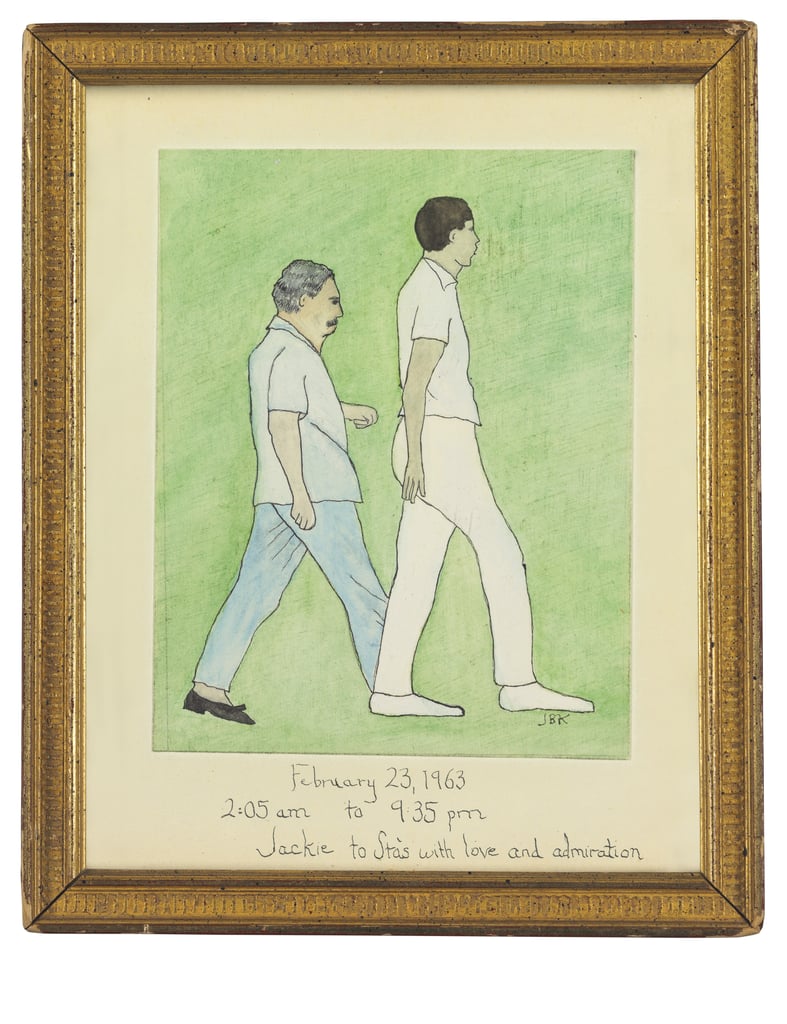 The Painting Jackie Made For Stas, Which Accompanied the Watch in the Auction