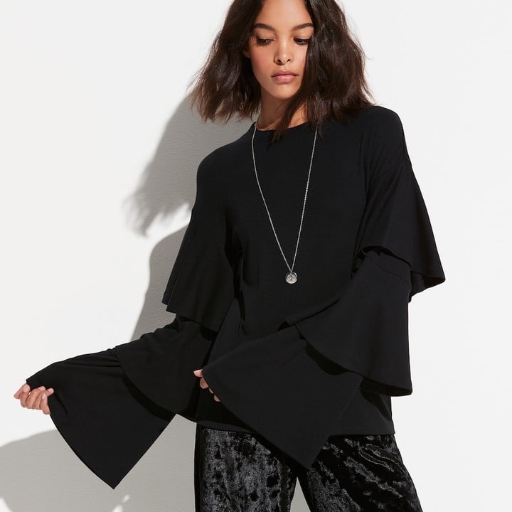 K/lab Tiered Flare-Sleeve Top