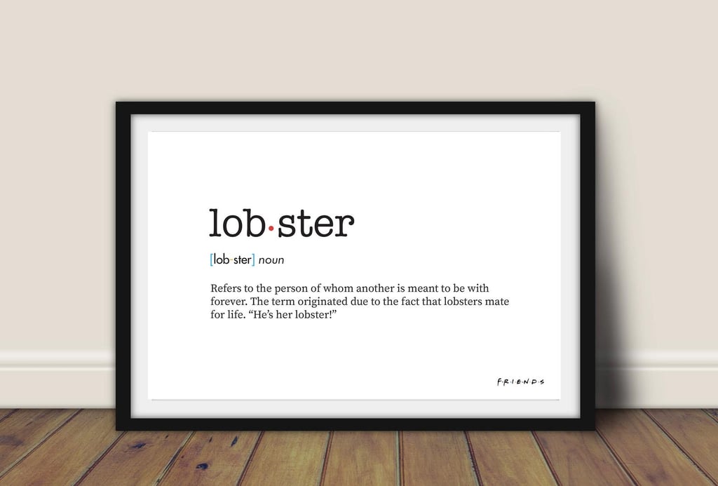 Friends-Inspired Lobster Definition Digital Download