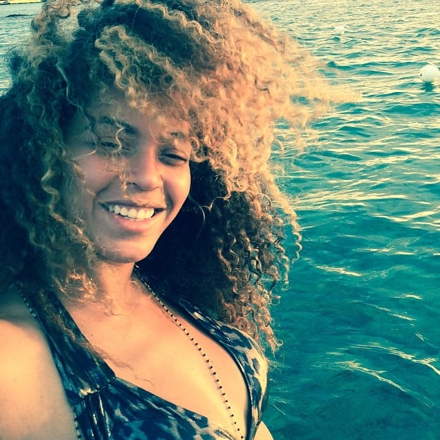 Beyoncé let her hair down during a relaxing trip on the water.
Source: Instagram user beyonce