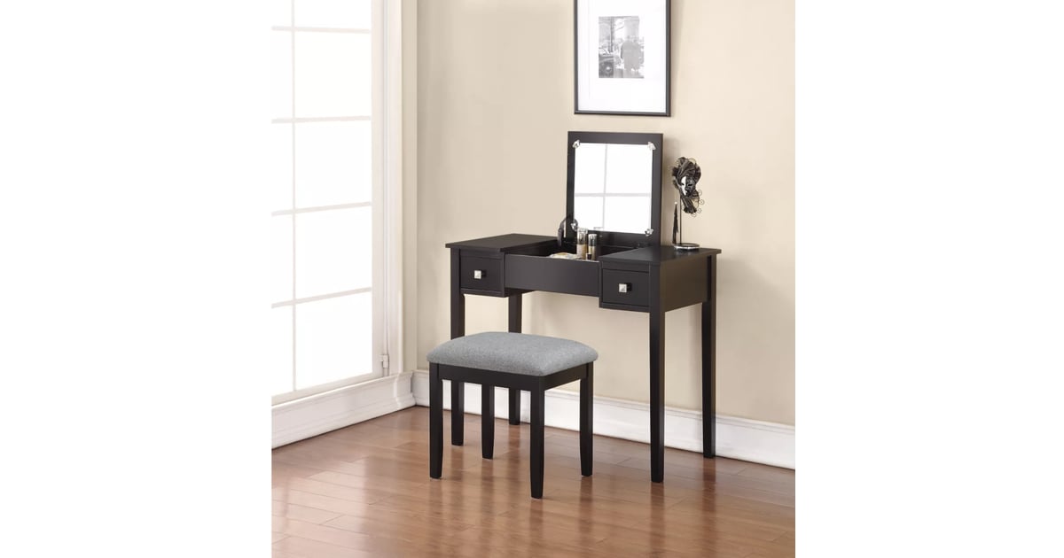 Linon Kayden Vanity Set Cheap Vanities POPSUGAR Home Photo 5