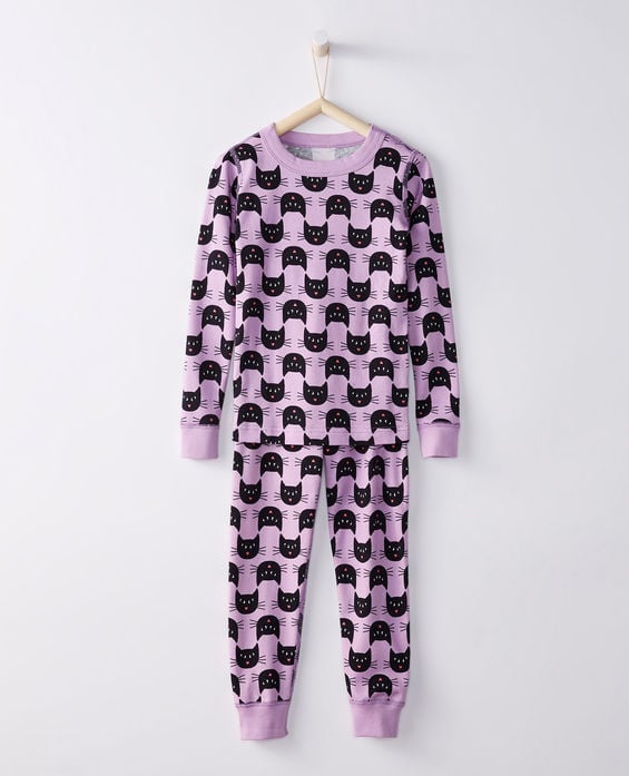 Hanna Andersson Black-Cat Long Johns