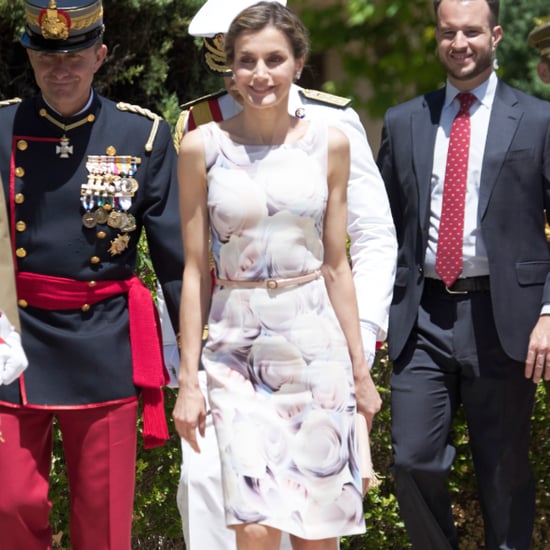 Queen Letizia's Hugo Boss Floral Dress July 2016