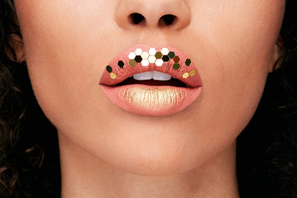 Lip Art Created Using the Bad B Shade