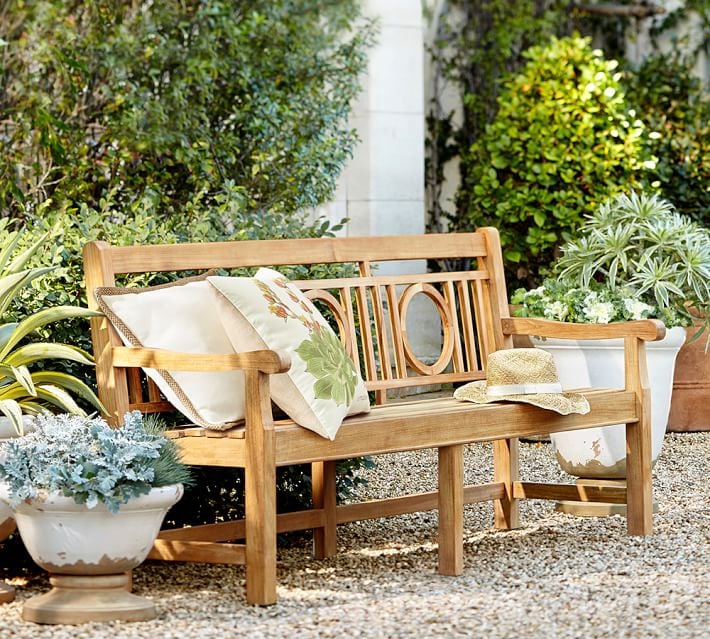 Teak Garden Bench Best Patio Furniture POPSUGAR Home UK Photo 11