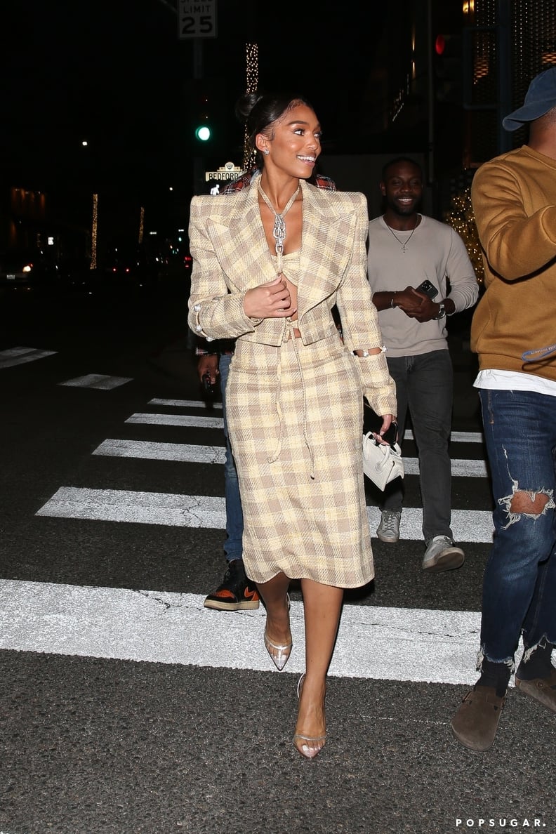 Lori Harvey Headed to Dinner at Crustacean in Beverly Hills