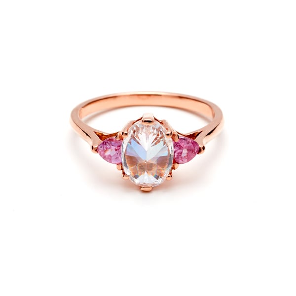Anna Sheffield Rose Gold Engagement Ring