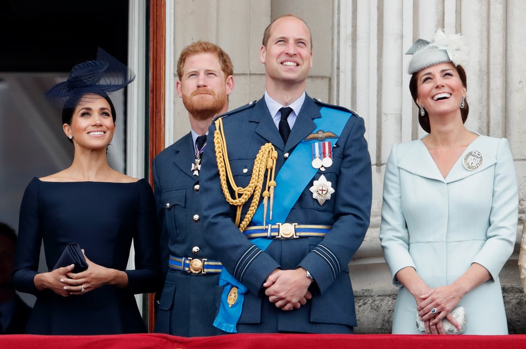 The young royals then reunited in July for celebrations marking the centenary of the Royal Air Force.