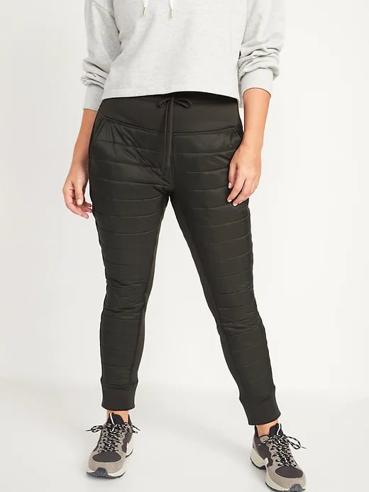 Old Navy High-Waisted UltraCoze Quilted Hybrid Jogger Leggings