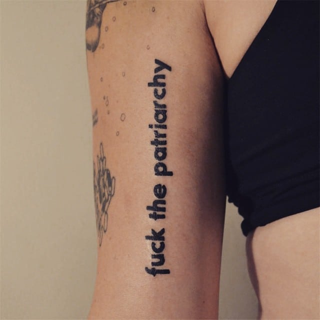 Fck The Patriarchy Feminist Tattoos Popsugar Love And Sex Photo 16 