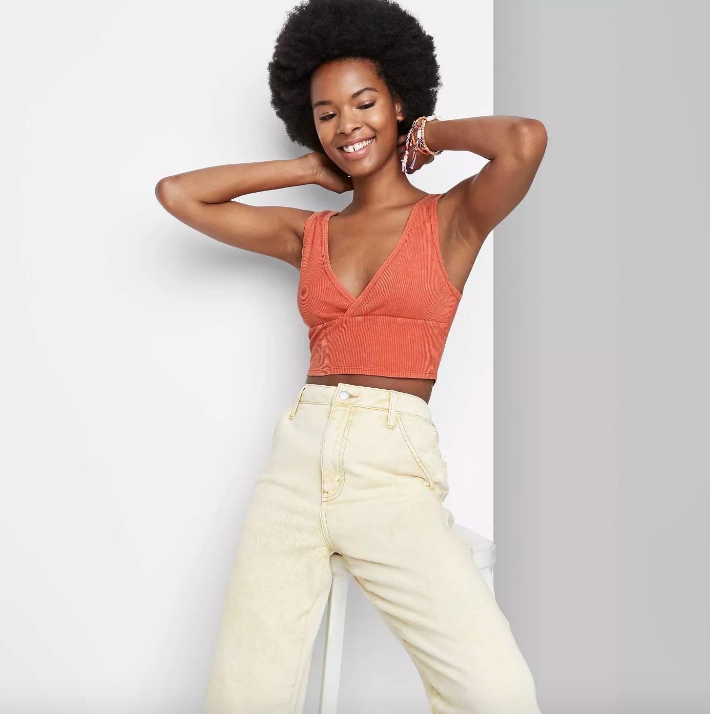 energi Dokument lodret Trendy Tank: Slim Fit Tiny Tank Top | It's Official: Target's Wild Fable  Line Is Packed With Trendy, Affordable Finds | POPSUGAR Fashion Photo 6