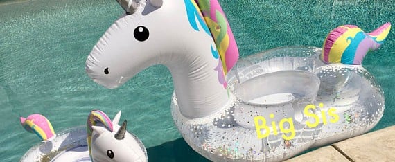 Mommy and Me Uniorn Pool Floats