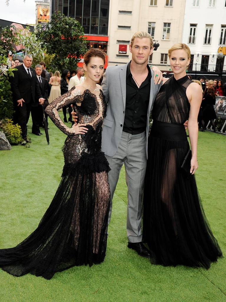 When His Button-Up Complemented Her Gorgeous Sheer Gown Perfectly