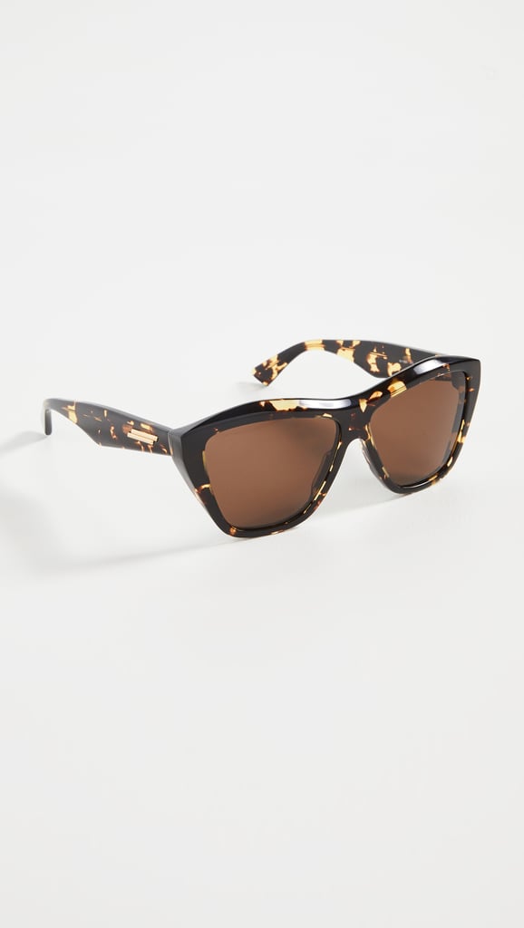 Designer Sunnies: Bottega Veneta Wavy Cat Eye Sunglasses