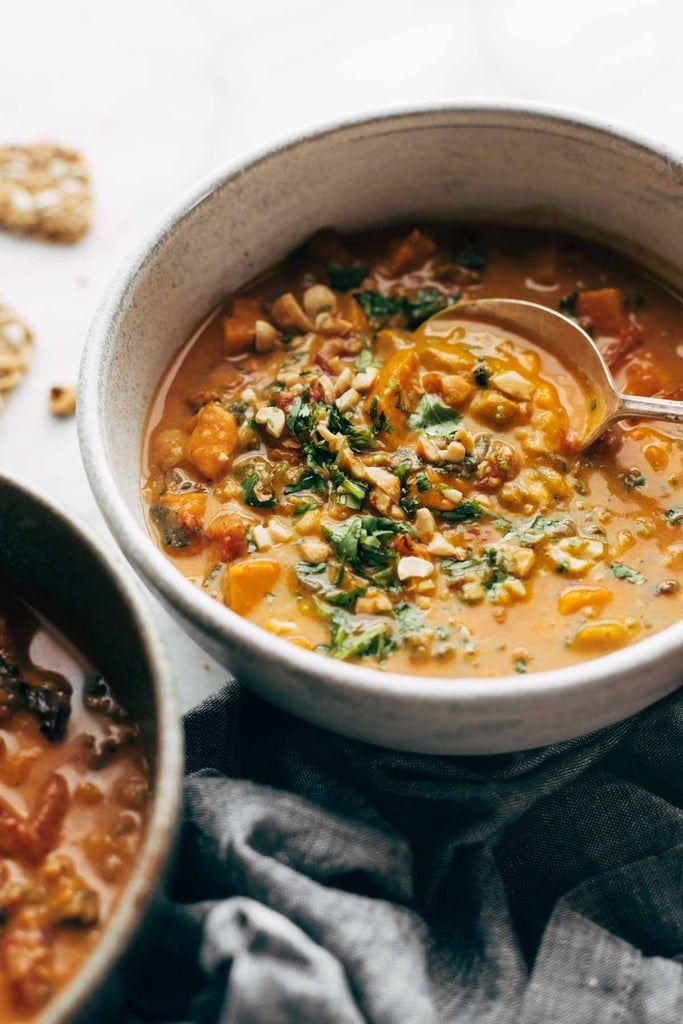Spicy Peanut Soup With Sweet Potato and Kale | Vegan Slow-Cooker ...