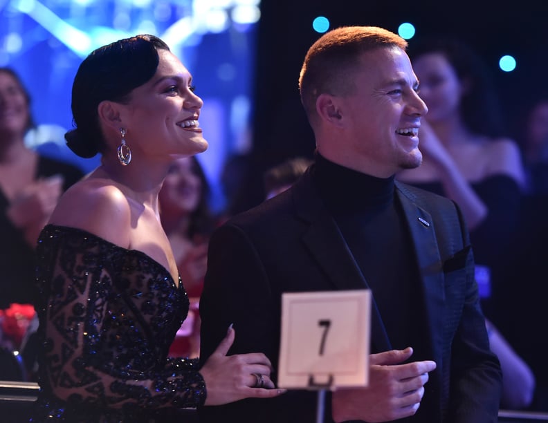 Jessie J and Channing Tatum at Clive Davis's 2020 Pre-Grammy Gala in LA