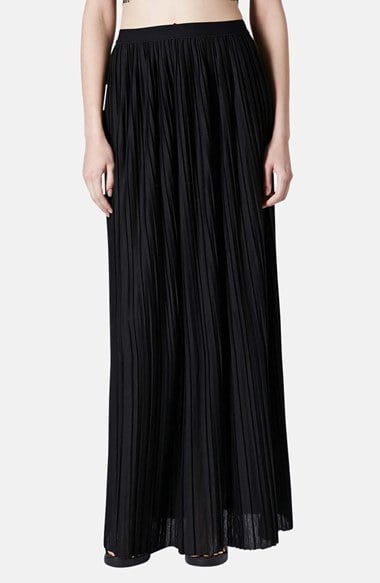 Topshop Pleated Maxi Skirt