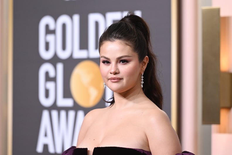 Selena Gomez at the 80th Annual Golden Globe Awards held at The Beverly Hilton on January 10, 2023 in Beverly Hills, California. (Photo by Gilbert Flores/Variety via Getty Images)