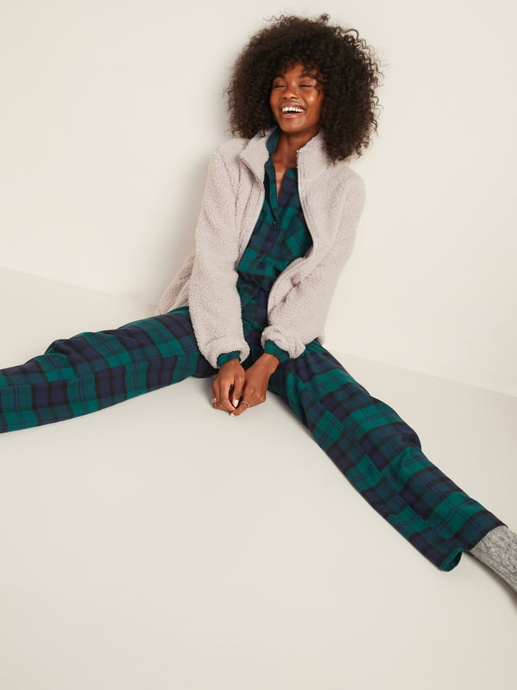 Old Navy Patterned Flannel Pajama Set For Women | Old Navy Matching