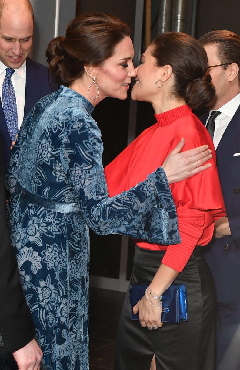 Kate Middleton and Crown Princess Victoria at the Fotografiska Gallery Reception