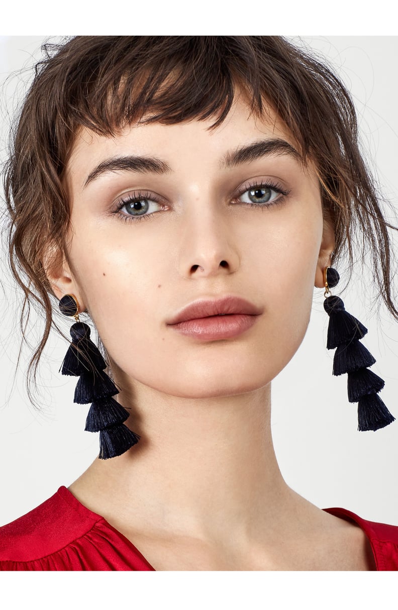 BaubleBar Gabriela Stud Tassel Earrings