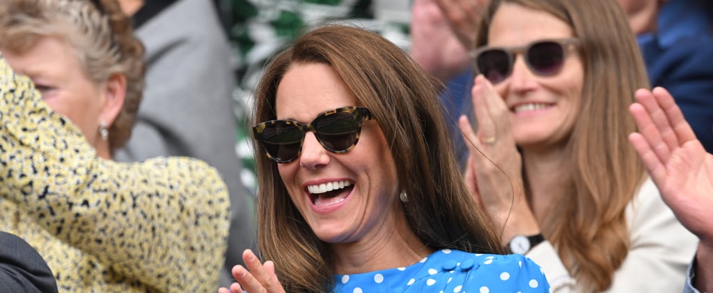 Kate Middleton's Blue Alessandra Rich Dress at Wimbledon