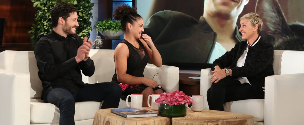 Laurie Hernandez Talking About Dave Franco on The Ellen Show